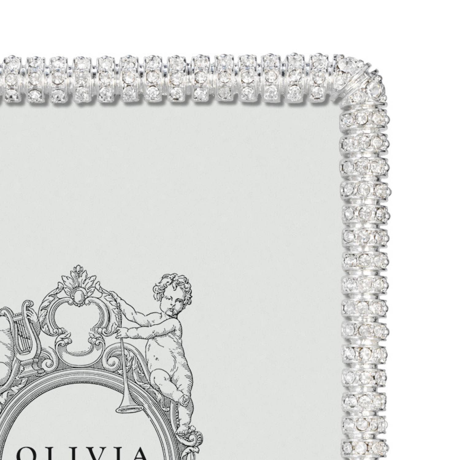 Argent Cadre Crystal Chelsea | Cadre Photo | Cadre Image | en vente sur Faire5