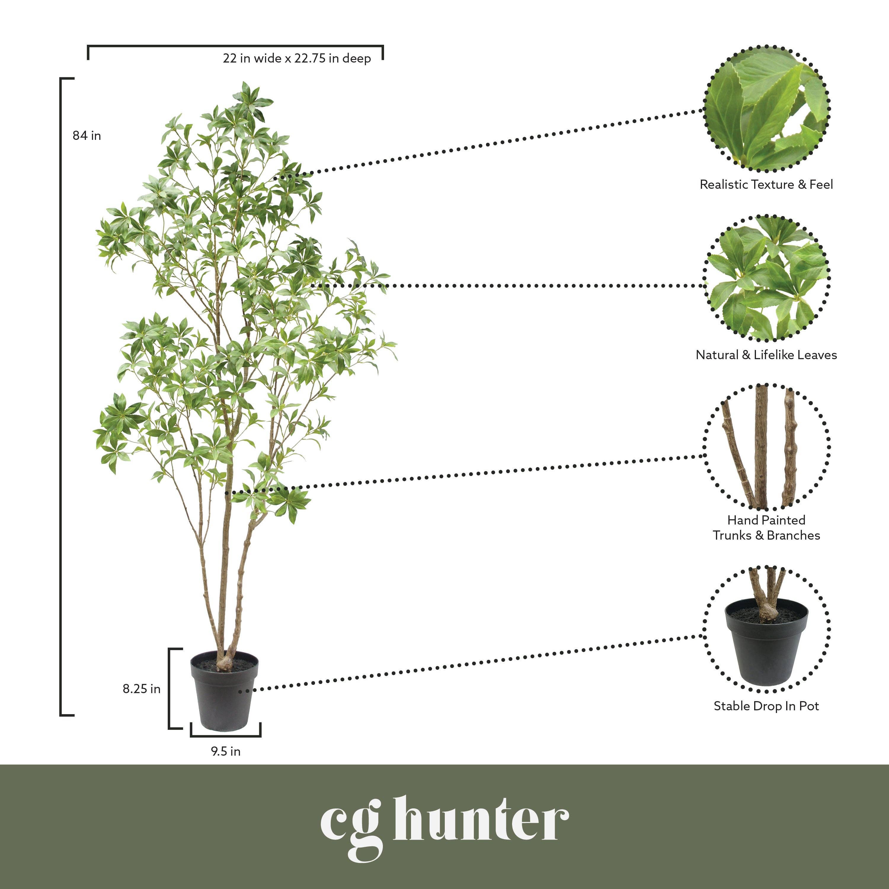 CG Hunter - Wholesale Artificial Plant - 7' Artificial Laurel Tree8