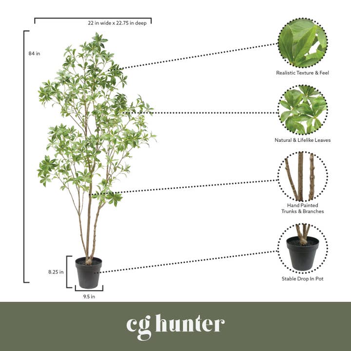 CG Hunter - Wholesale Artificial Plant - 7' Artificial Laurel Tree8