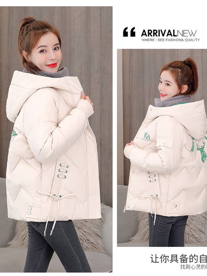 Marayn - Wholesale Puffer Jacket - Women's - Chic 2025 Winter Puffer Jacket Korean Style Warm Loose #242