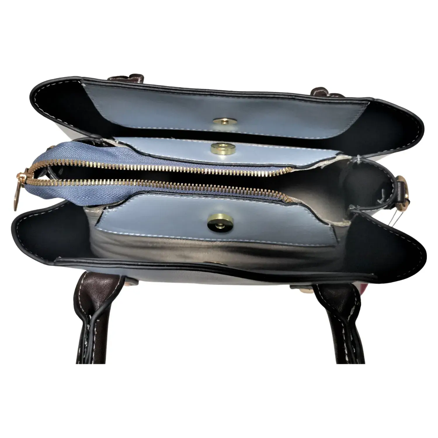 Superbia - Wholesale Top Handle Bag - Women's - Classic Pu Three Compartments Top Handle Bag-9910-45