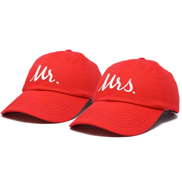 Dalix - Wholesale Baseball Cap - Unisex - DALIX Mr and Mrs Baseball Cap Matching Couples Hat Set22
