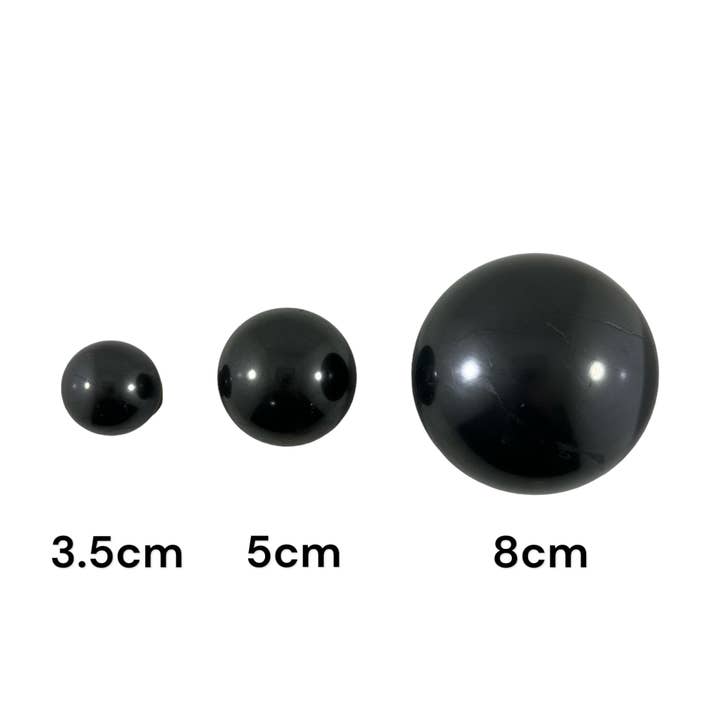 Shungite Sphere 8cm for wholesale by Quasar Gems USA