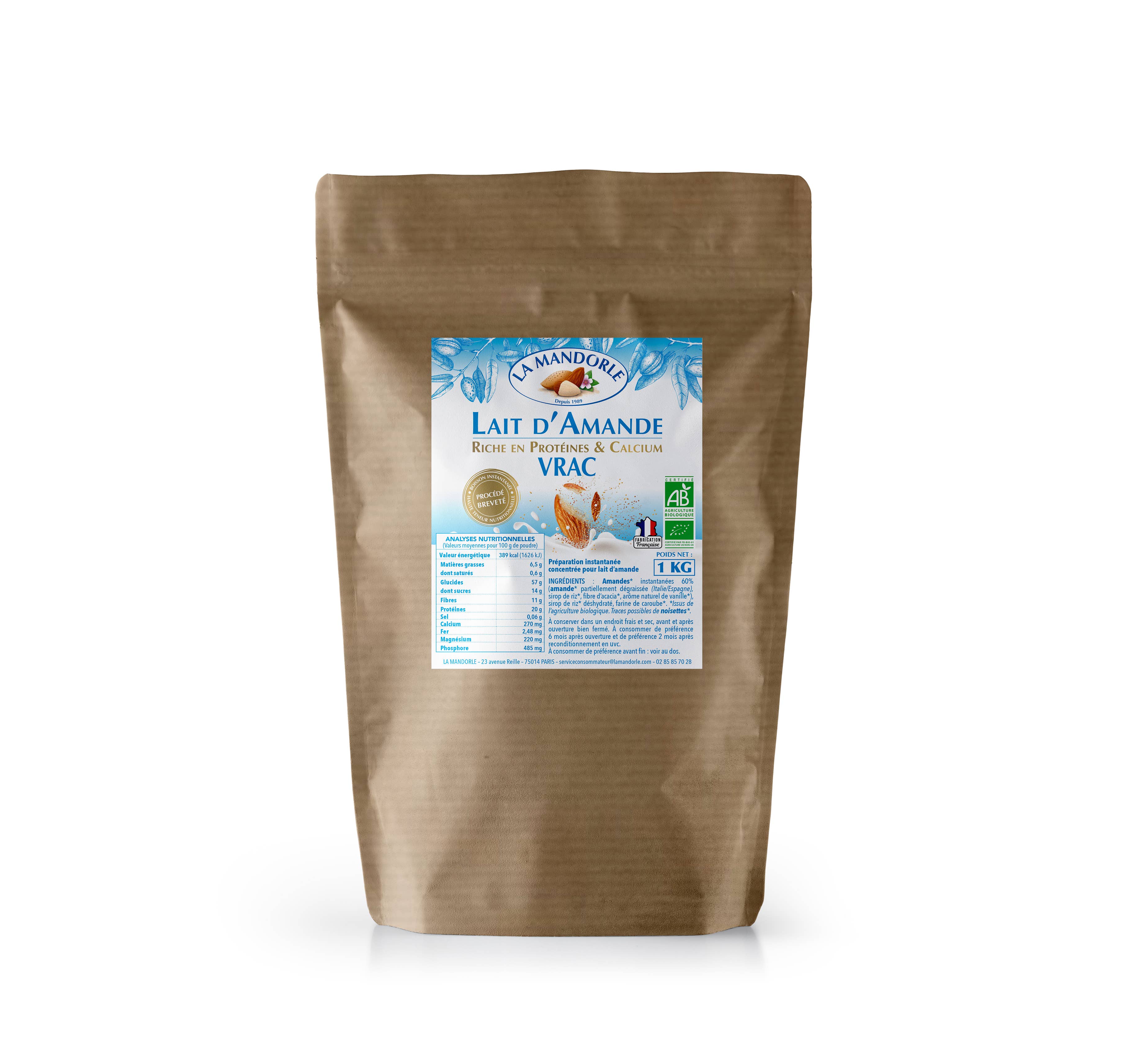 La Mandorle - Wholesale Powdered Health Drink - ALMOND milk powder BULK