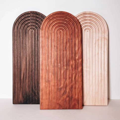 Rainbow Arch - Serving Board - Large 7x16 inches for wholesale by Warwood Made