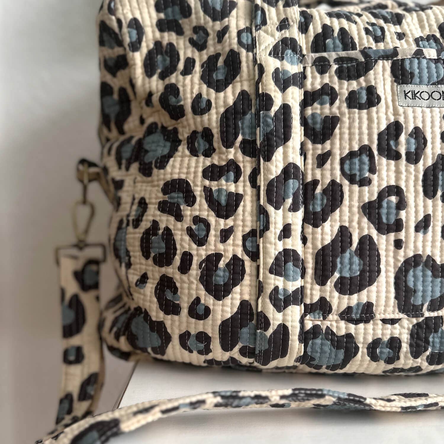 kikooni - Wholesale Weekender Bag - Women's - Large travel bag "blue Leo"0