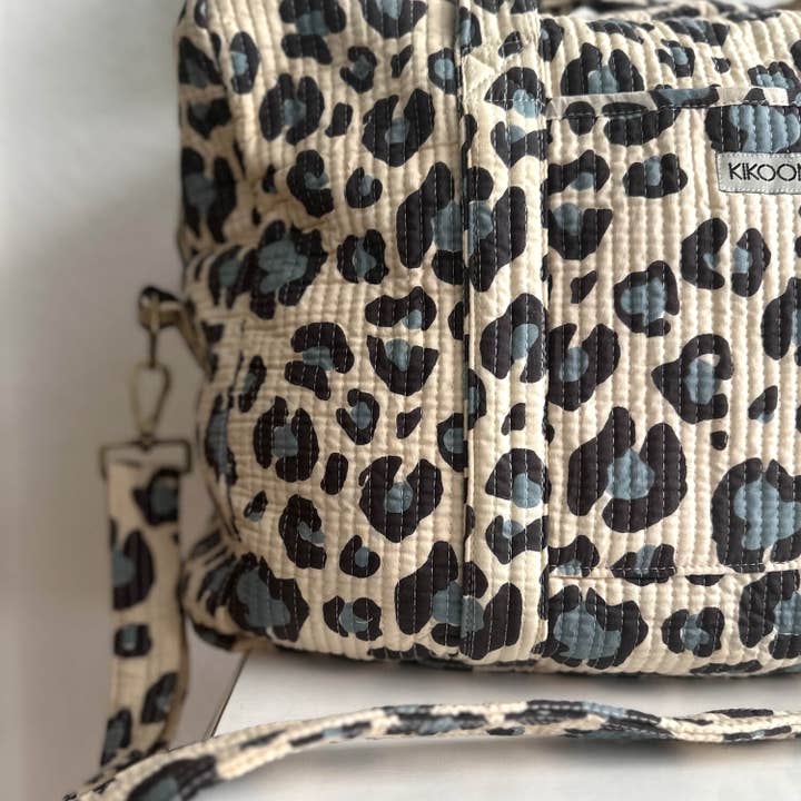 kikooni - Wholesale Weekender Bag - Women's - Large travel bag "blue Leo"