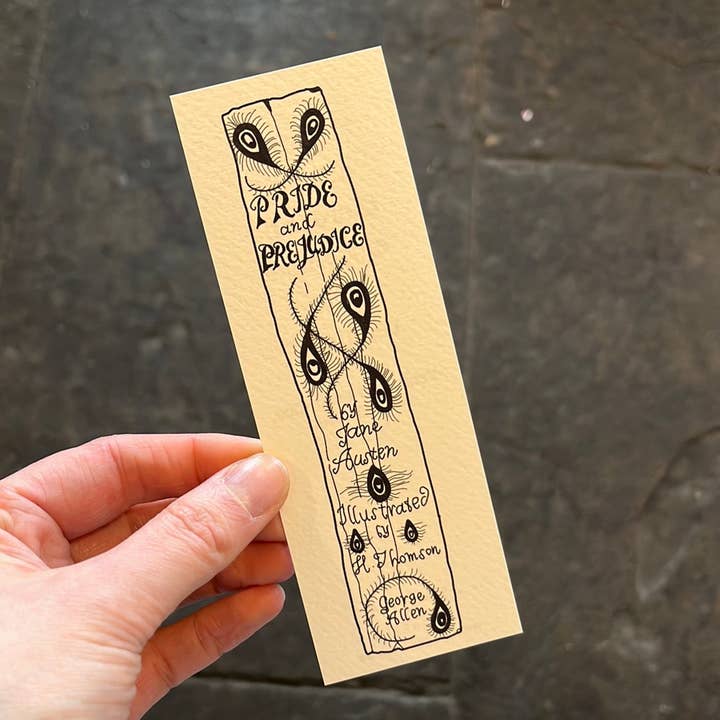 Pride and Prejudice Bookmark for wholesale by Georgina The Librarian