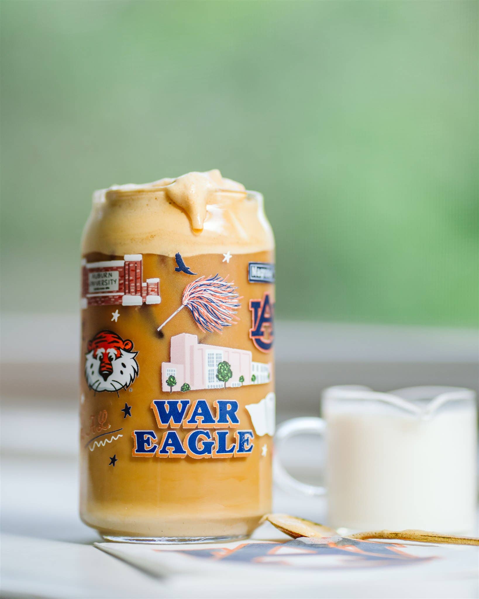 Gracefully Made Art – Großhandel Trinkglas/Tasse – Glasbecher der Universität Auburn