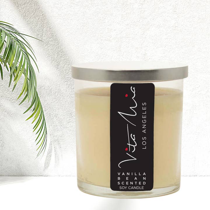 Classic Vanilla Bean Candle for wholesale by Vita Mia