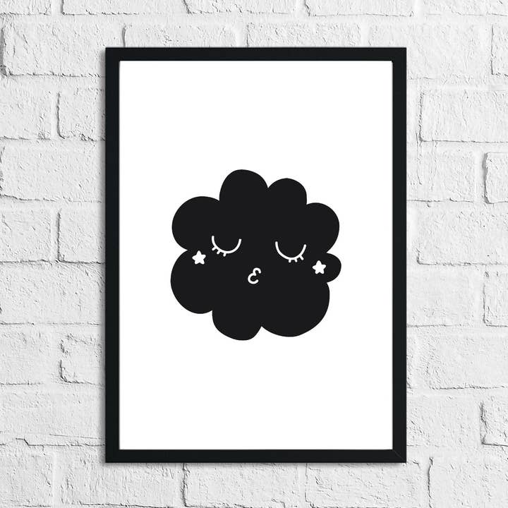 Impression pour chambre d'enfant Scandinavian Cloud pour la vente par WinsterCreations™