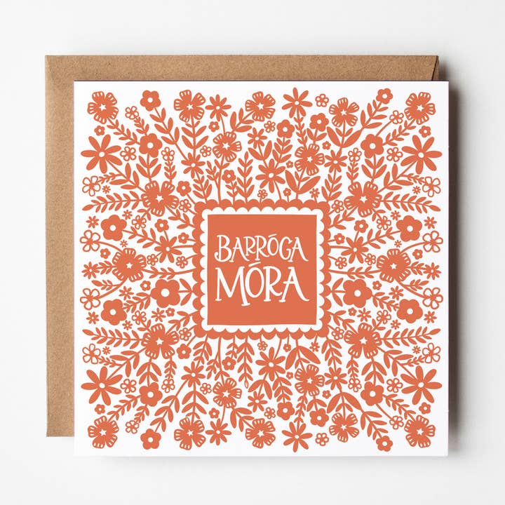 Irish greeting card | Barróga Móra | Big hugs | Screen print for wholesale by Once upon a Dandelion