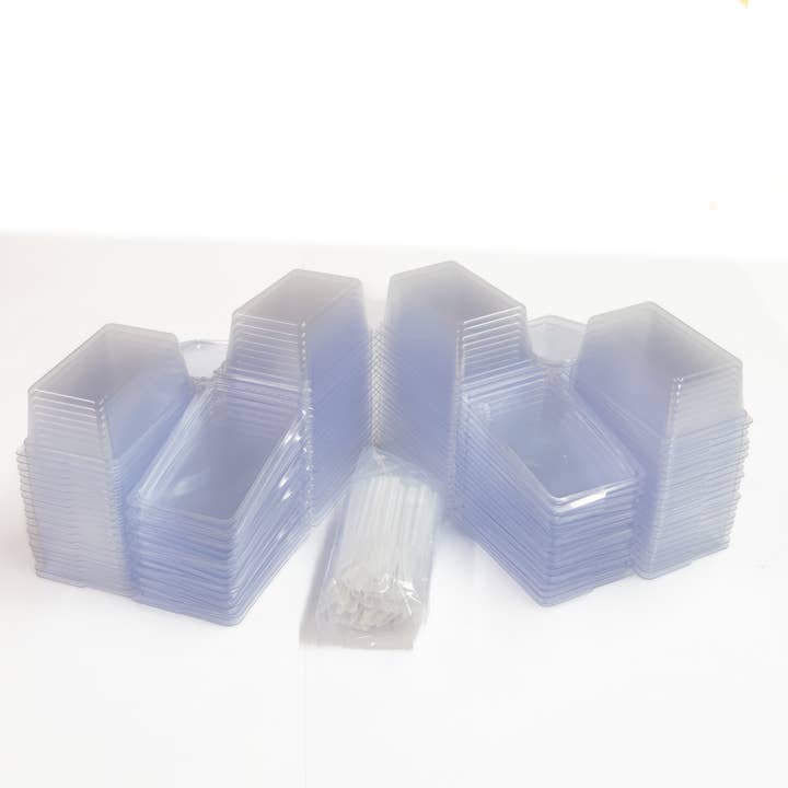 Valley Fudge & Candy - Wholesale Fudge - 80 Count Fudge Bar Packages with 80 Plastic Knives
