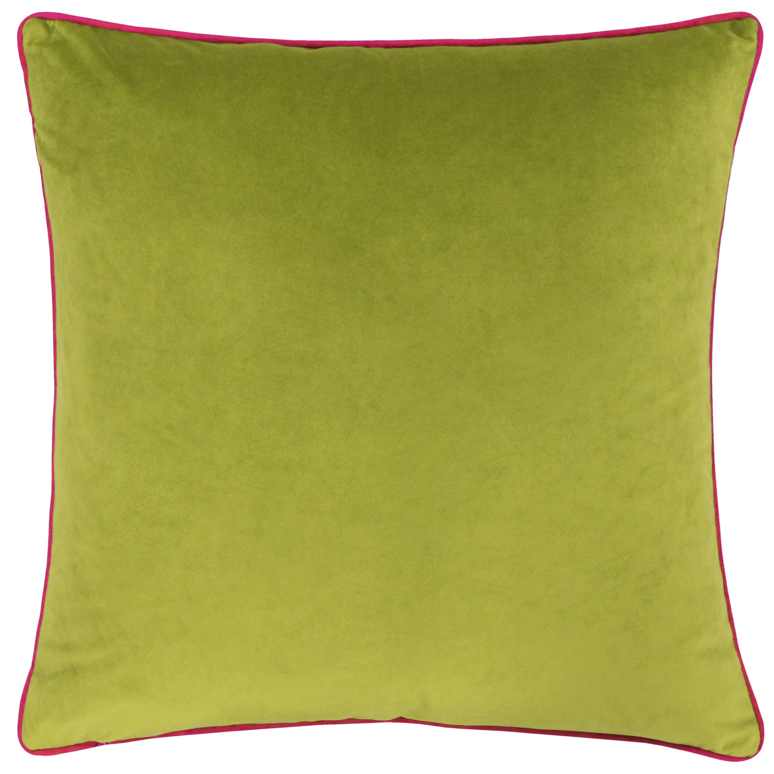 Meridian Velvet Cushion Lime/Hot Pink for wholesale on Faire1