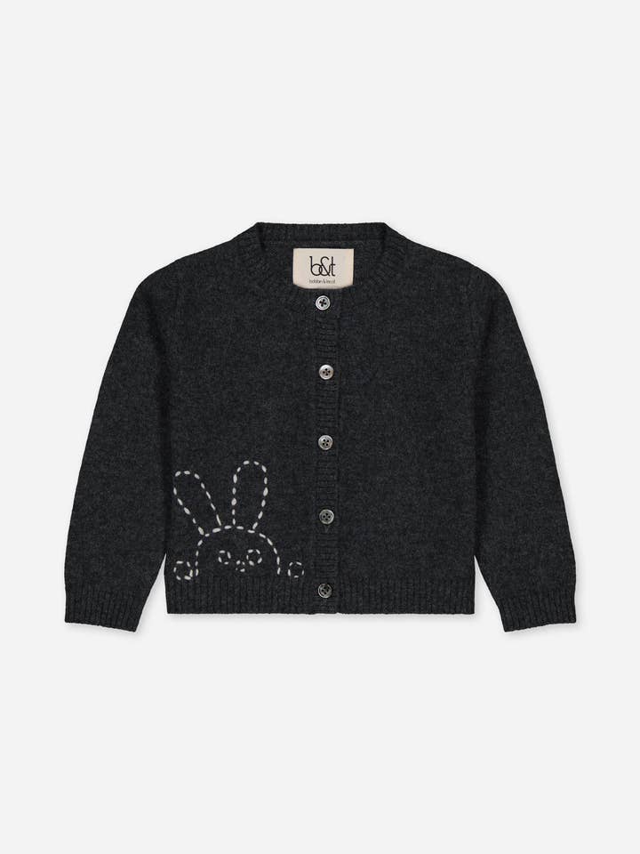 CHAQUETA DE CACHEMIR PARA BEBÉ - CONEJO para venta al por mayor de bobbin & tricot