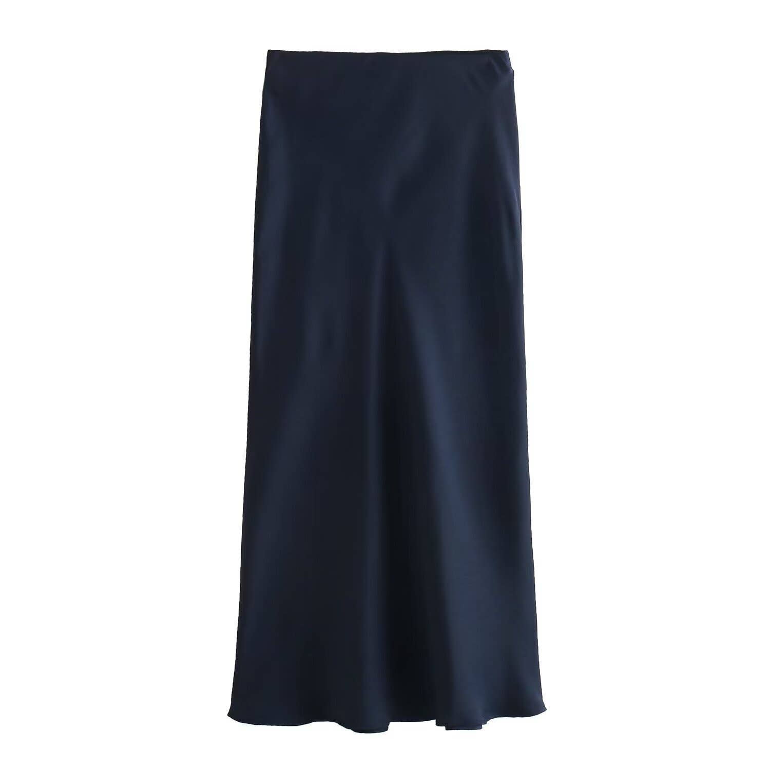 HIDDENBRAND - Wholesale Skirt - Women's - Office satin midi skirt 27 colors4