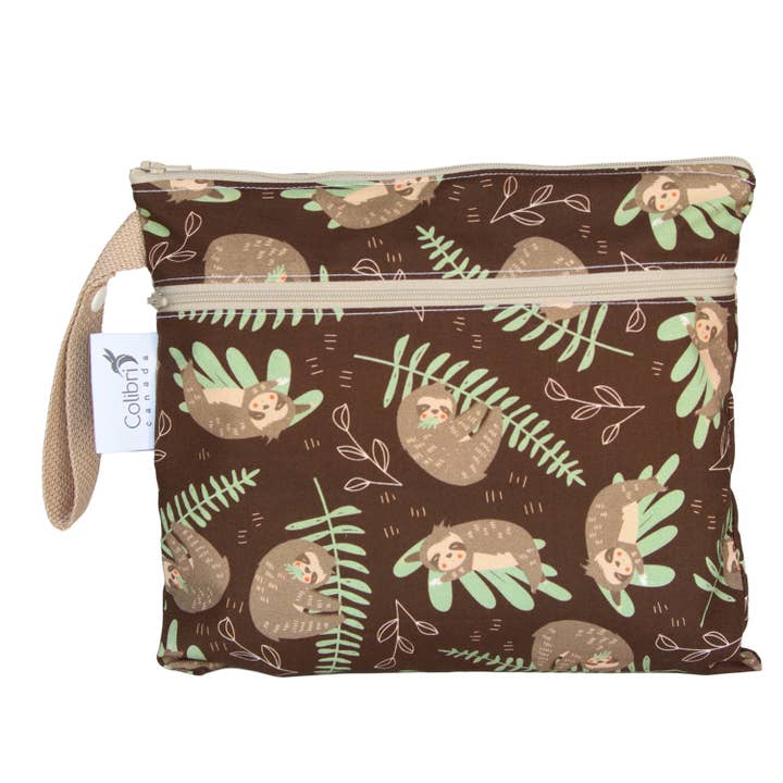 Faultiere Kleine Doppelfunktion Nassbeutel für den Großhandel von Colibri Canada