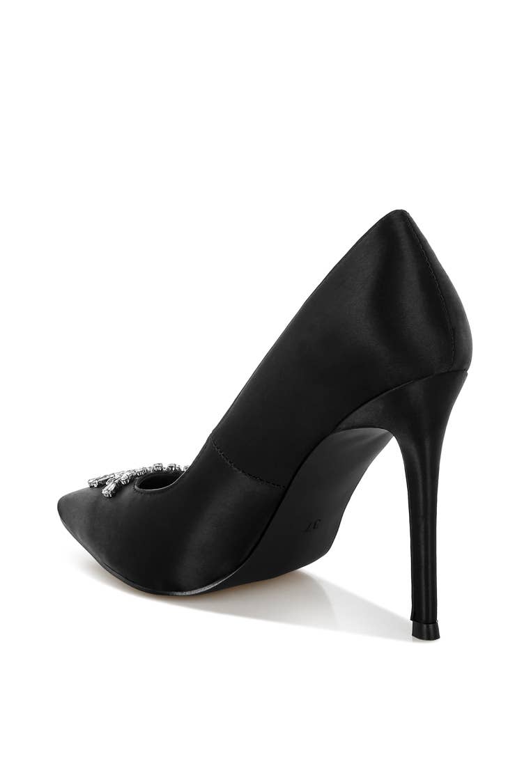 Rag Company - Wholesale High Heels - Women's - Ashlyn Rhinestones Embellished Stiletto Pumps5