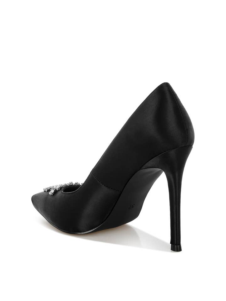 Rag Company - Wholesale High Heels - Women's - Ashlyn Rhinestones Embellished Stiletto Pumps5