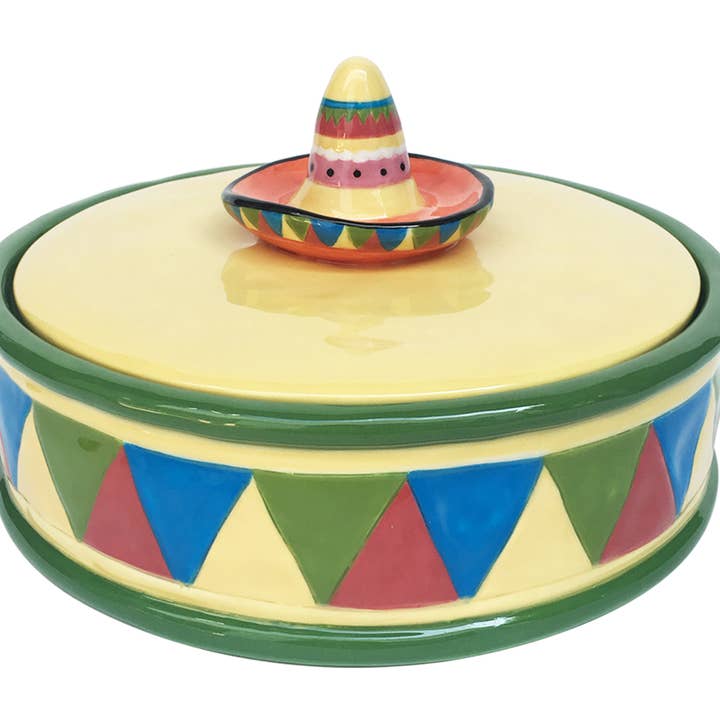 Blue Sky Clayworks - Wholesale Dinnerware Set - Fiesta Time Tortilla Warmer0