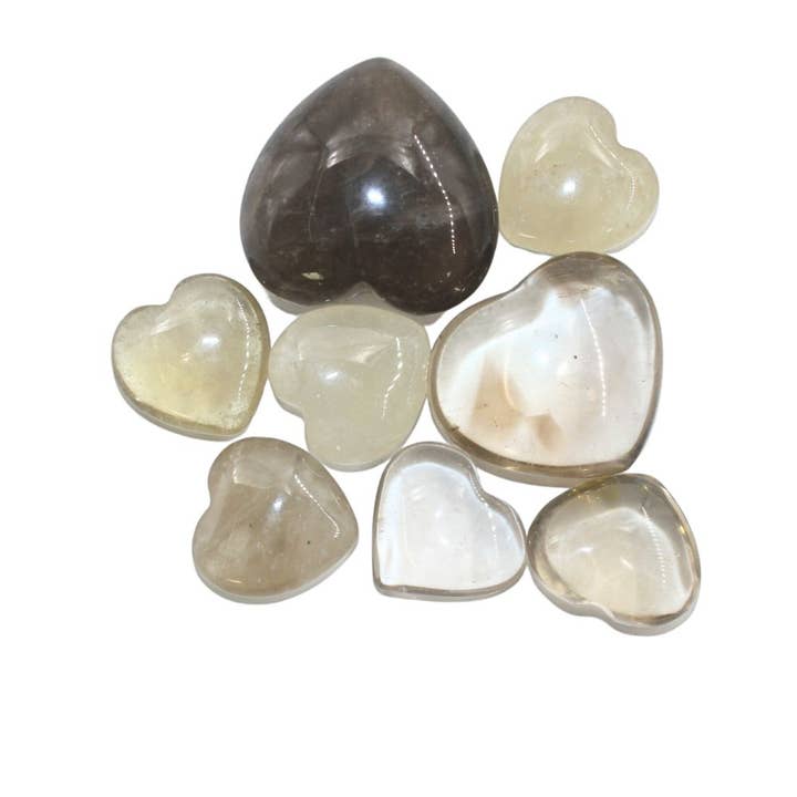 Earths Elements Wholesale - Wholesale Spiritual Stone/Crystal - Crystal Heart - Smoky Quartz
