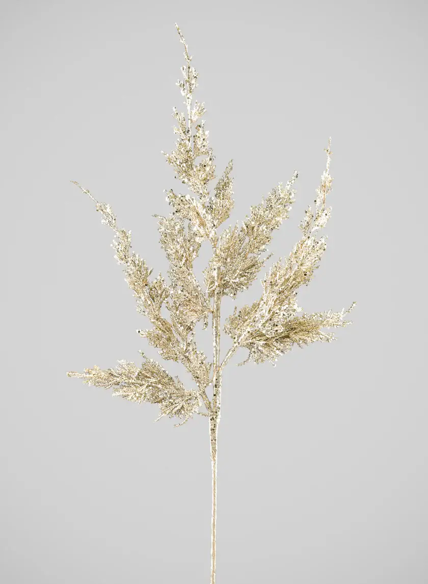 Jamali Garden - Wholesale Artificial Flowers - 23in Long Champagne Pine Needle Pick1