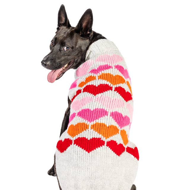 CHILLY DOG LLC - Wholesale Pet jumper – Dog - Puppy Love Knit Dog Sweater4