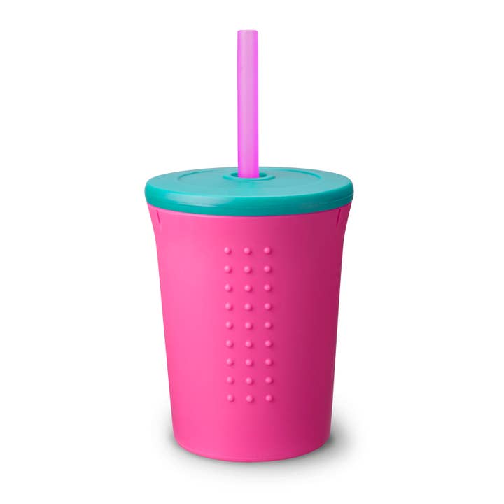 GoSili - Vendita all'ingrosso Bicchiere/tazza - Bambini e neonati - Tazza per bambini con cannuccia in silicone da 12 once1
