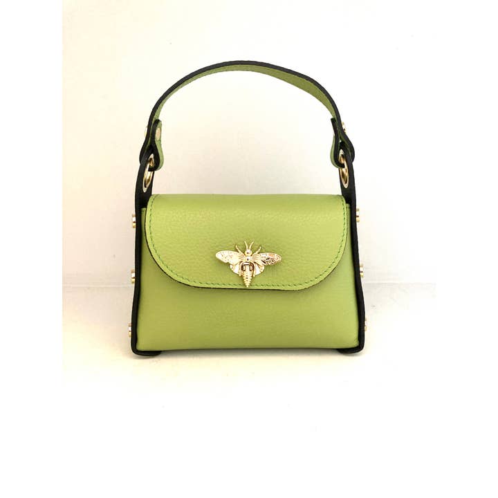 Cassette Barcelona - Vendita all'ingrosso Borsa a tracolla - Donna - Cassette - Borsa L'Abeille Verde Metallizzato