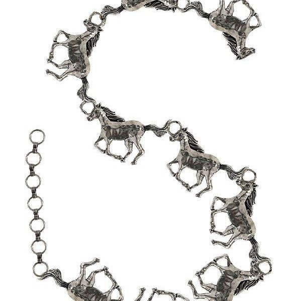 Snowing West – Großhandel Gürtel – Damen – WESTERN-LAUFPFERDE-KETTENGÜRTEL0