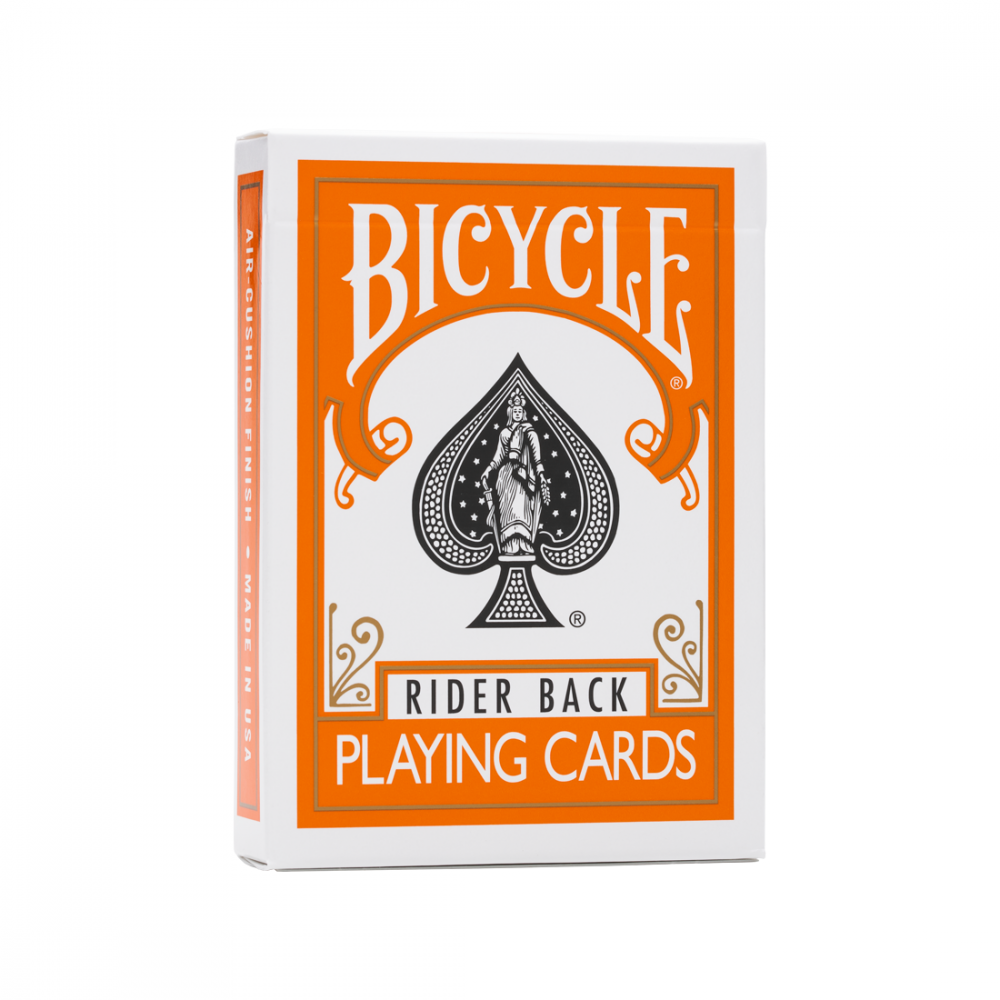 Cardshouse – wholesale Playing cards – Bicycle Rider Back Playing Cards (Orange)1