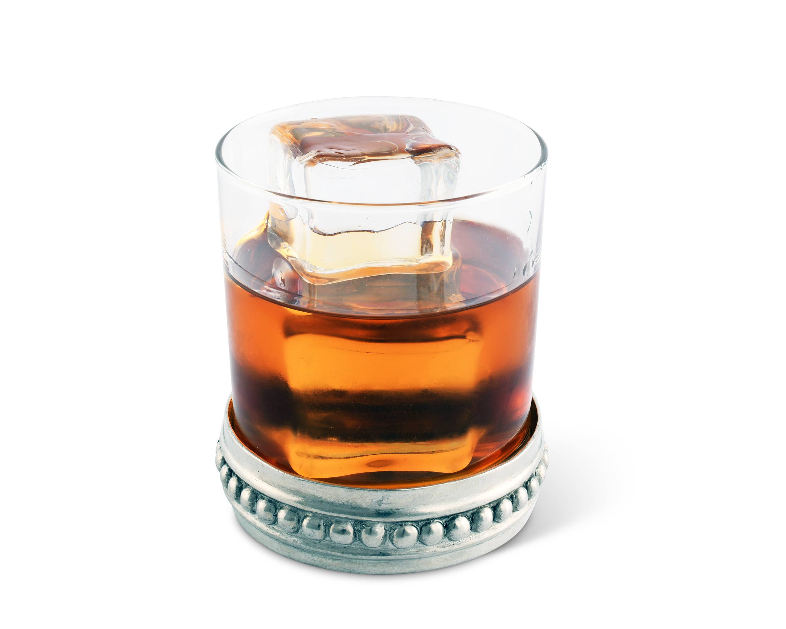 Vagabond House - Wholesale Cocktail/Liquor Glass - Medici Beading Double Old Fashion Bar Glass1