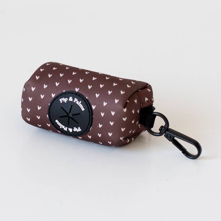 Dog Poop Bag Holder Choco Loco Love for wholesale by Pip and Palms