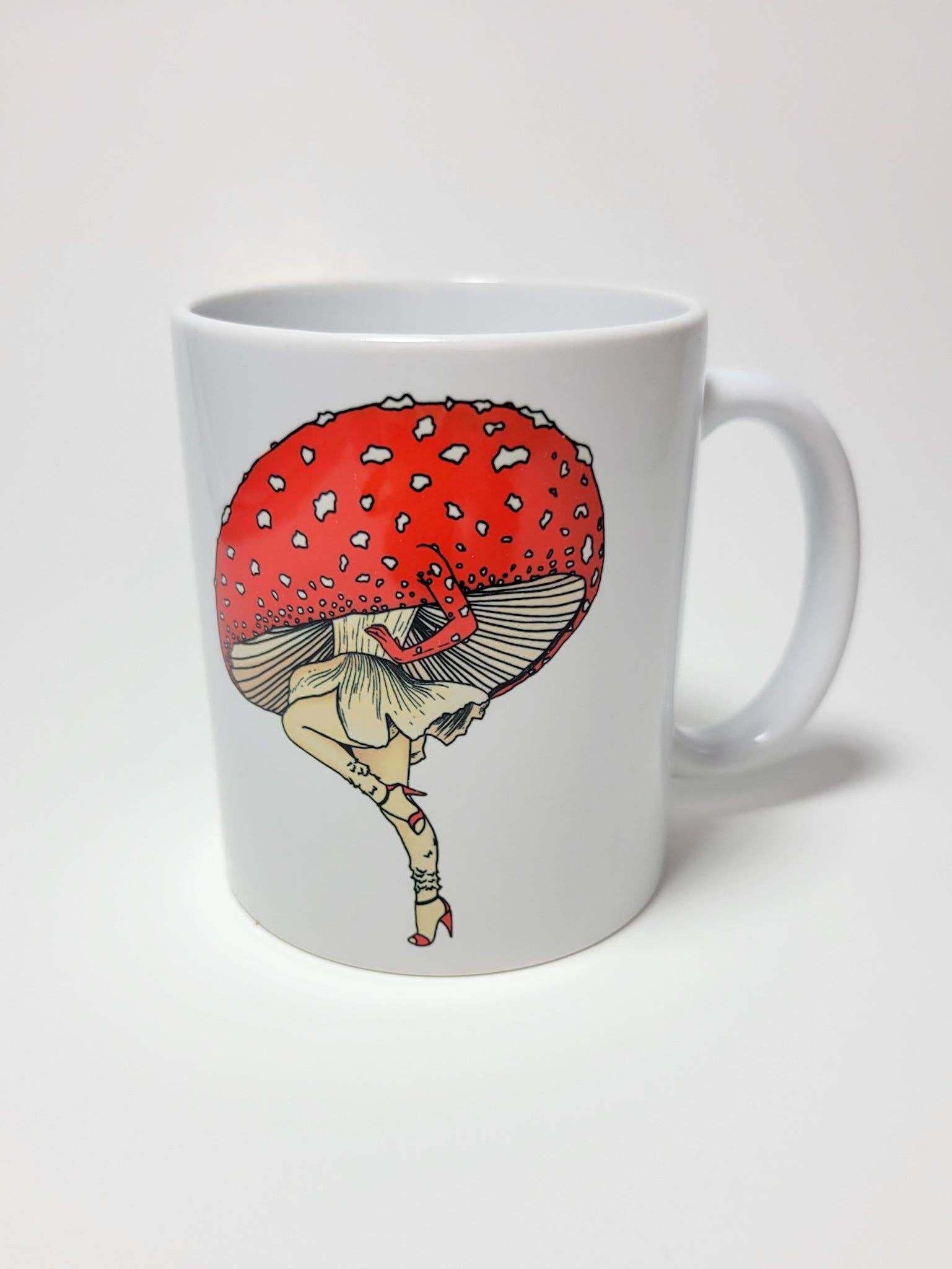 Mushroom Marauder – Caneca por atacado – Caneca de Café Miss Amanita | Pinup Menina Cogumelo | 11oz/15oz6