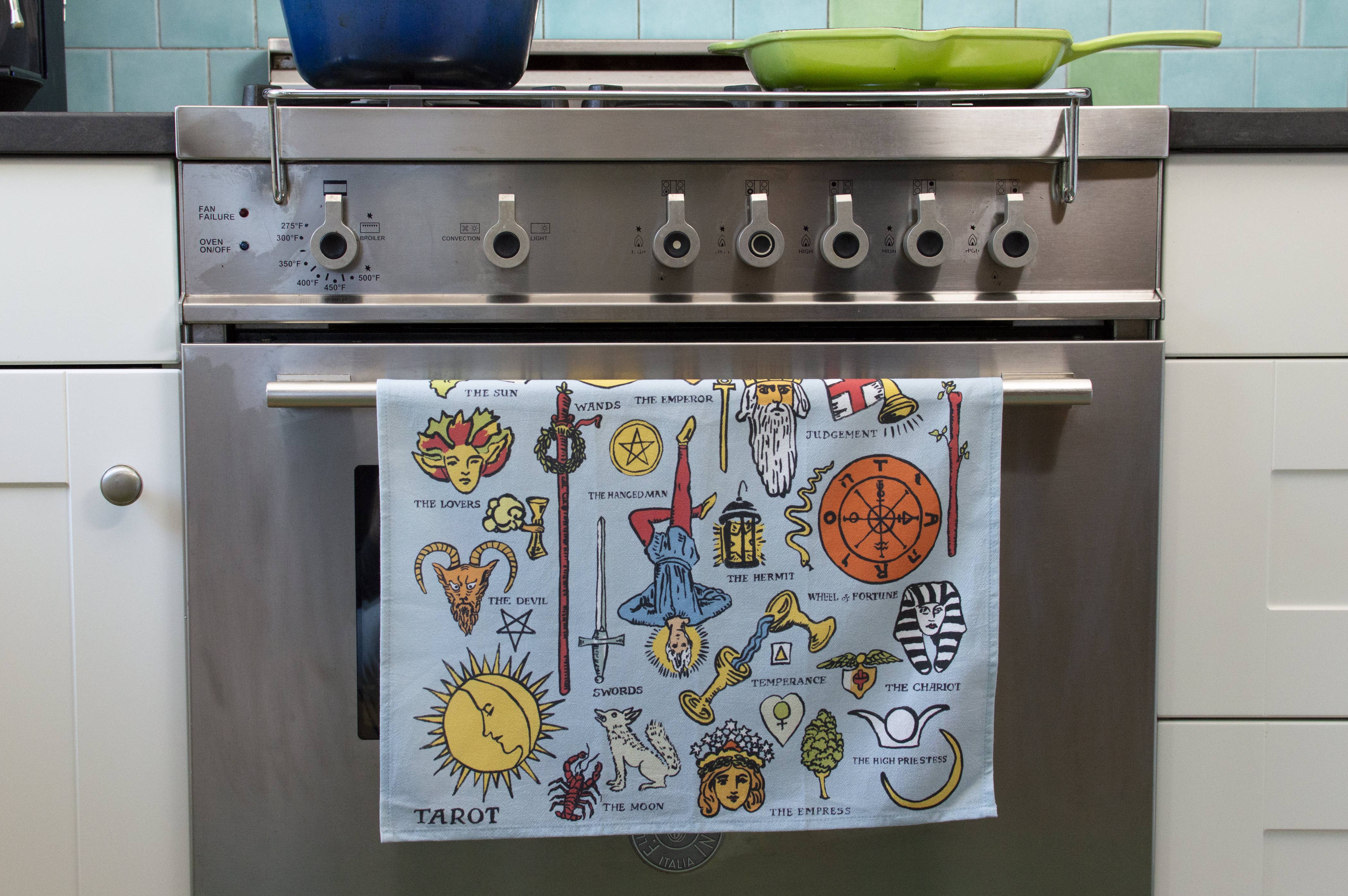 Unemployed Philosophers Guild - Wholesale Tea Towel - Tarot Towel2