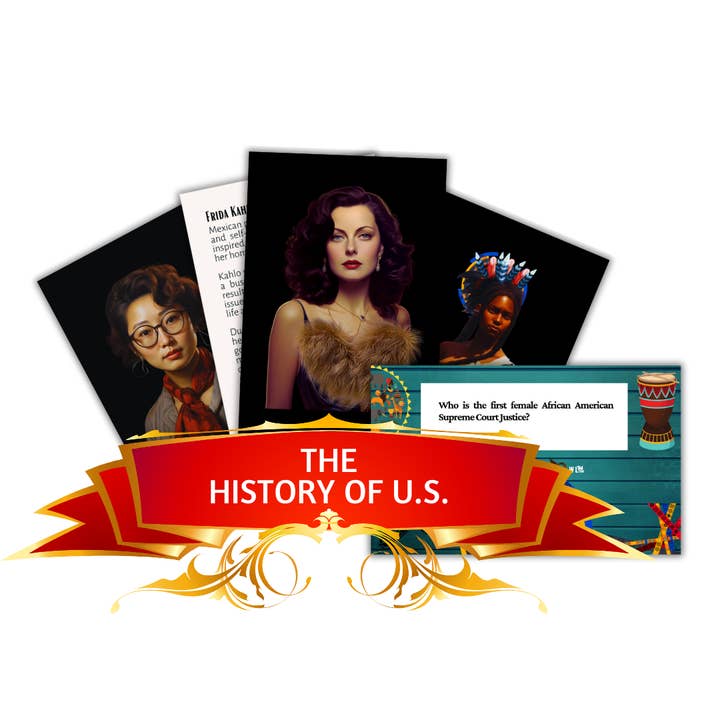 60 cartes et quiz éducatifs sur l'histoire des femmes pour la vente par Heritage Owl