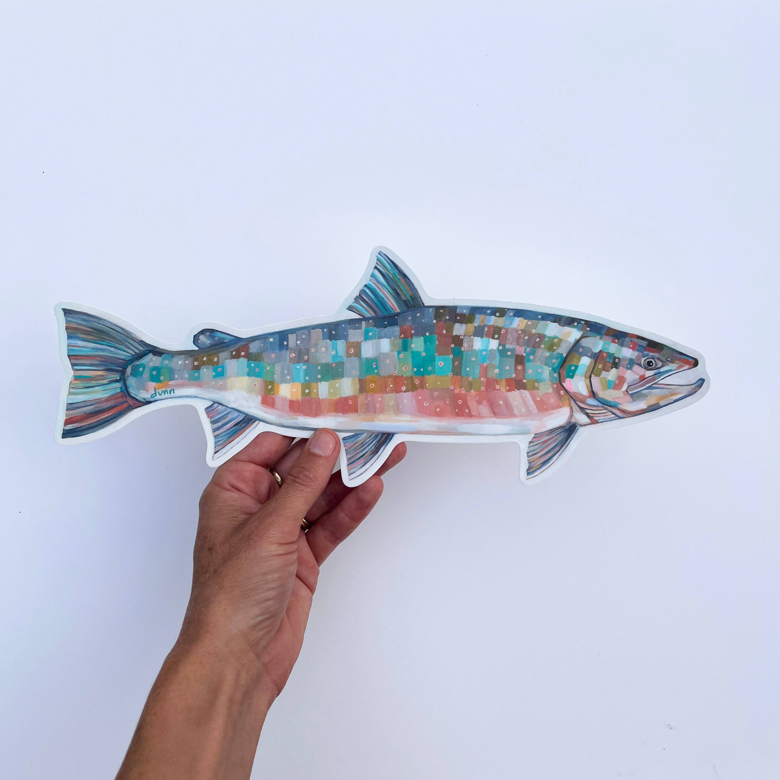 SheilaDunnArt - Wholesale Sticker - Bull Trout vinyl sticker1