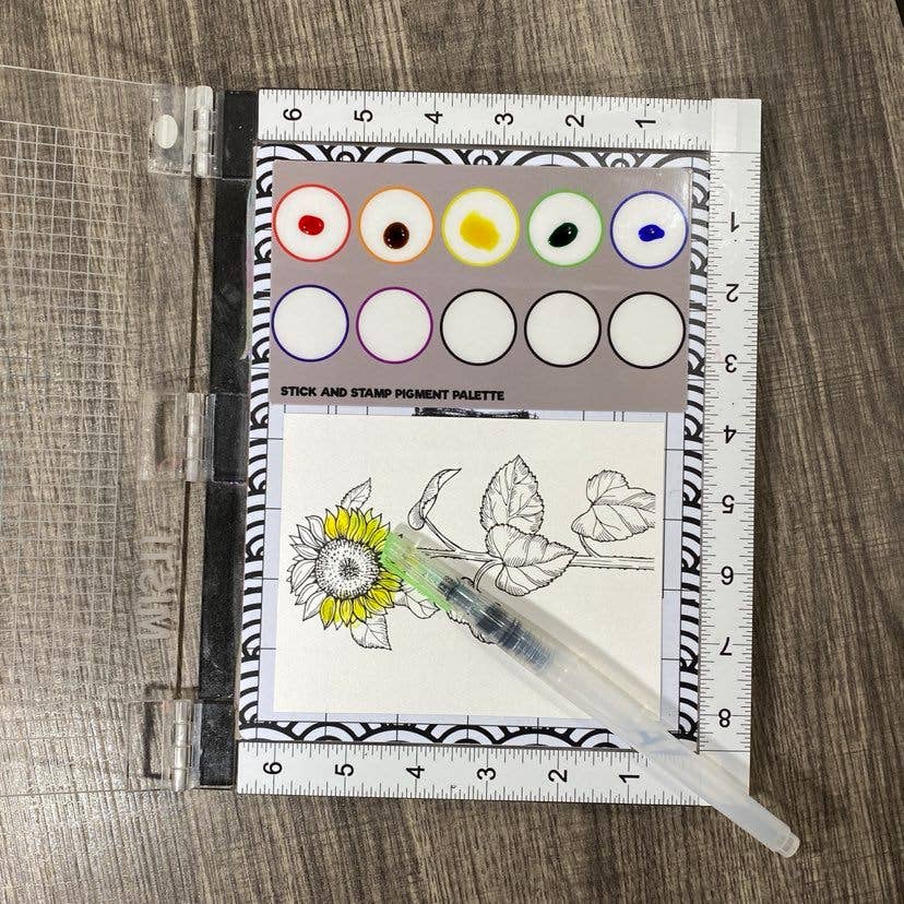 Brutus Monroe LLC - Wholesale Craft Tool - Stick and Stamp Pigment Palette1