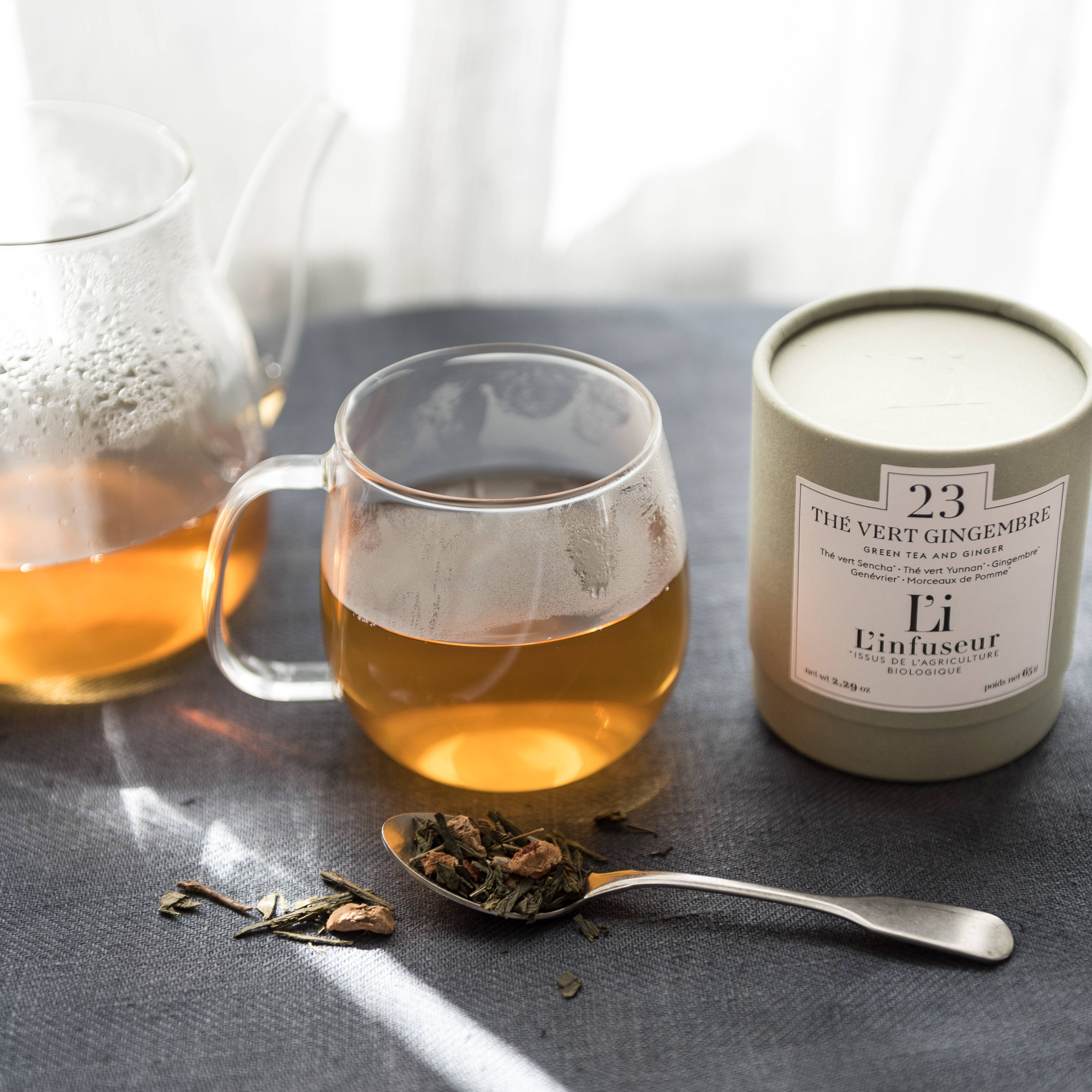 L'INFUSEUR - Wholesale Health/Detox Tea - Organic Ginger Green Tea No. 23 in Bulk1