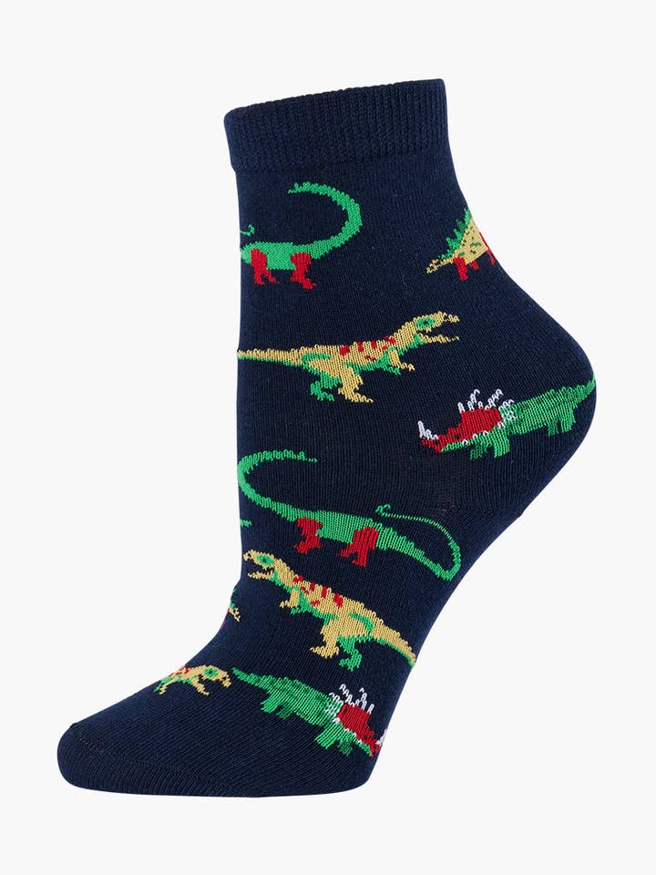 KIDS DINOSAURS BAMBOO SOCK for wholesale by Bamboozld