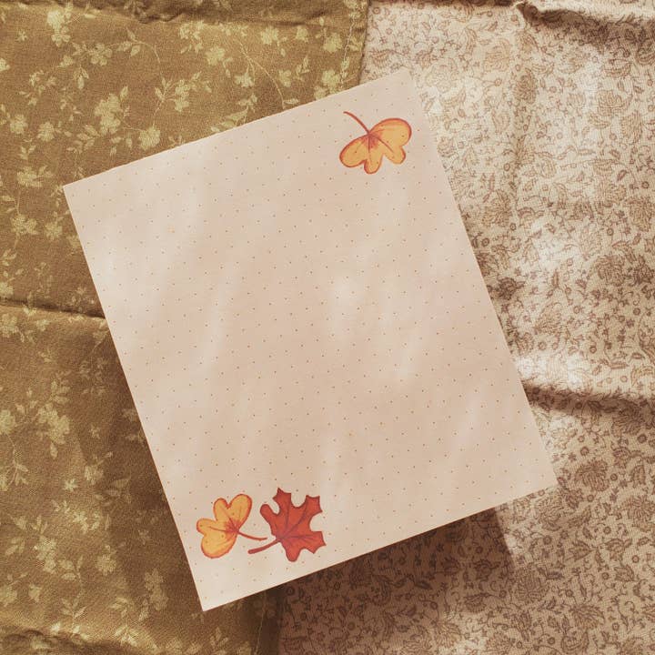 Wayward Leaves - Wholesale Notepad - Autumn Notepad1