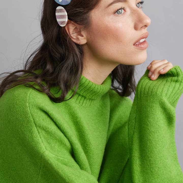 Tiepology - Vendita all'ingrosso Forcine per capelli - Forcina per capelli ovale Eco Happy4