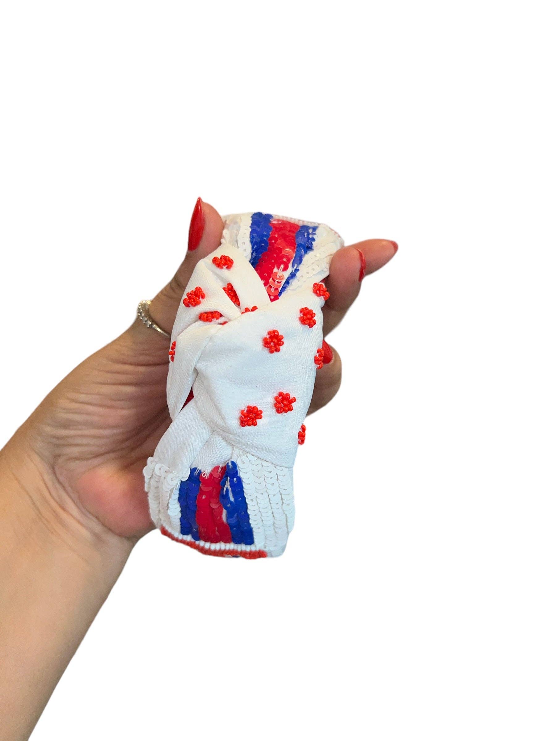 Wishful Heart Boutique, LLC - Wholesale Fashion Headband - Women's - Texas Rangers Sequin Headband2