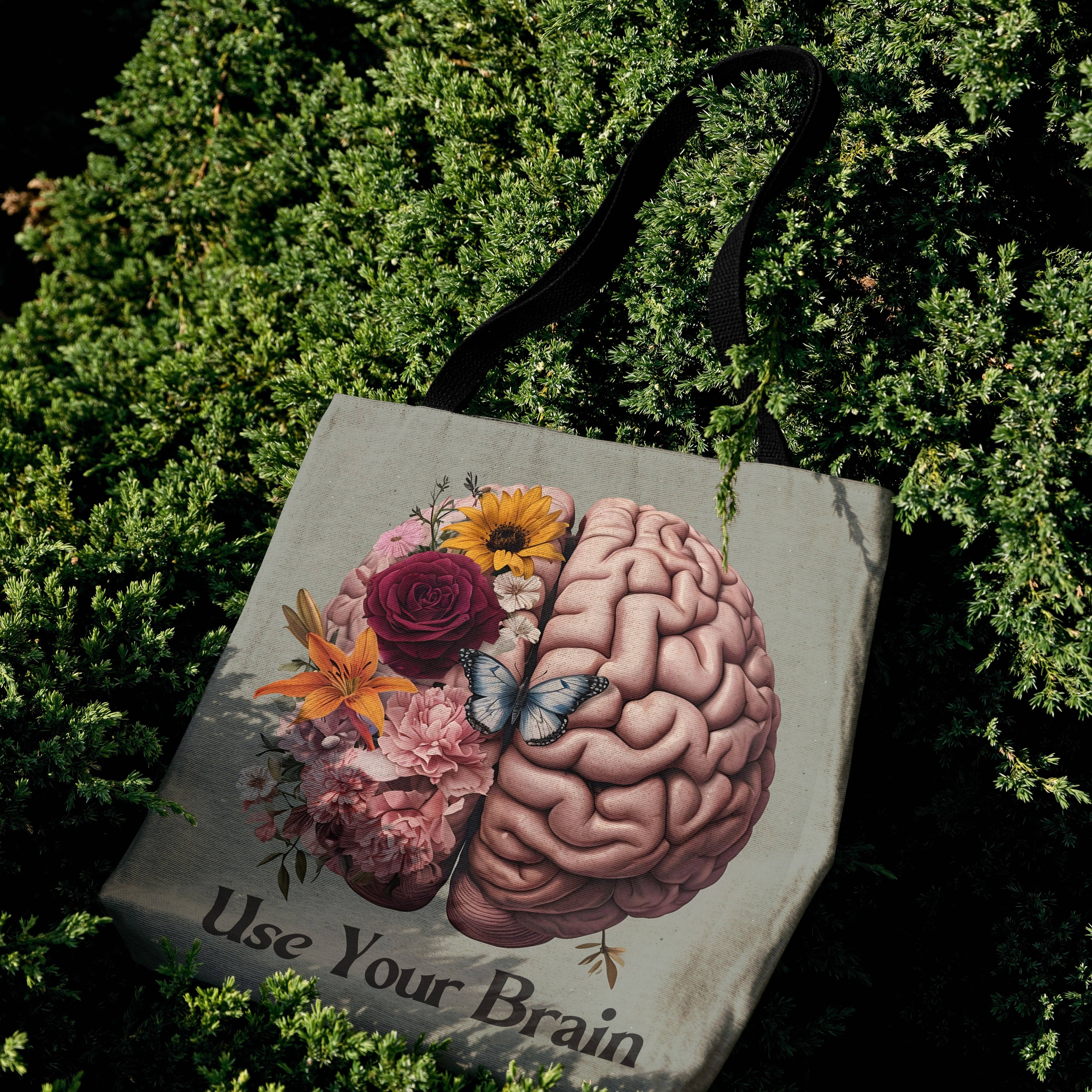 MagicMerchEmporium - Wholesale Tote Bag - Unisex - Use Your Brain Woven Tote Bag6