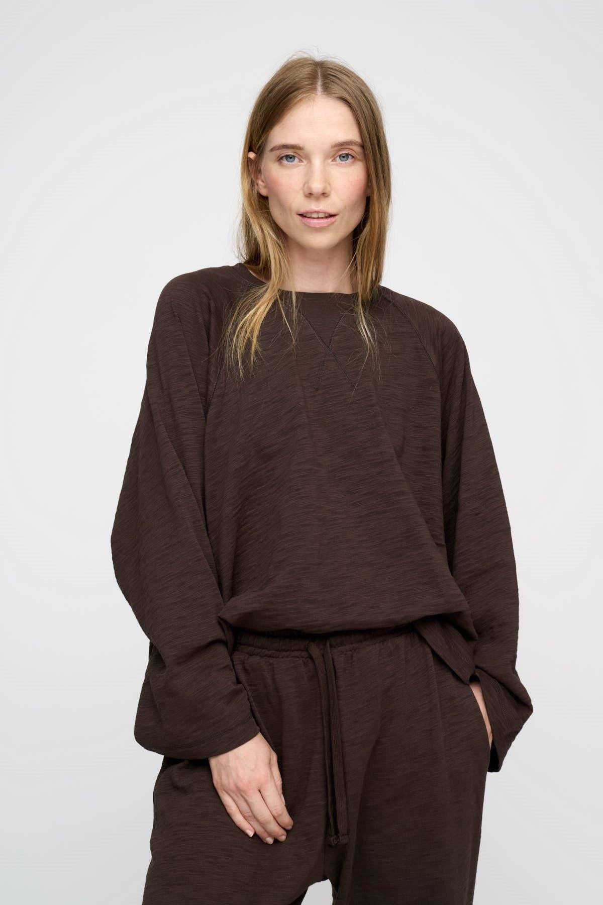 dark brown earth sweat for wholesale on Faire