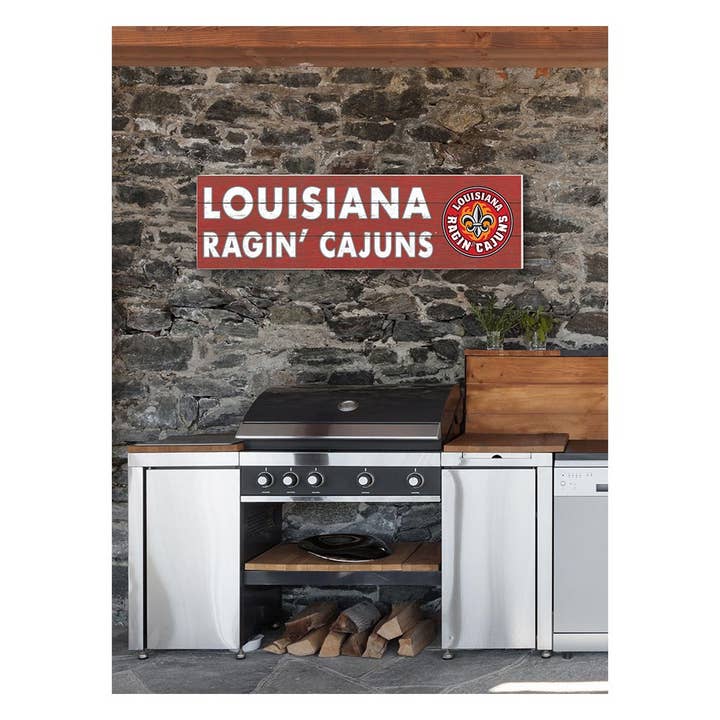 KH Sports Fan - Wholesale Sign - 35x10 Team Louisiana State Lafayette Ragin Cajuns1