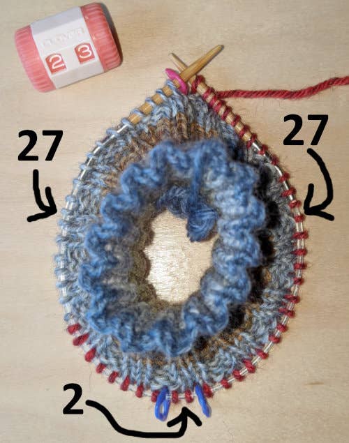 BeeGreen & CraftsPlannersPlus - Wholesale Knitting/Crochet Supplies - DIY Kit to Knit x3 Pairs of Fingerless Gloves (Visual Knit)10