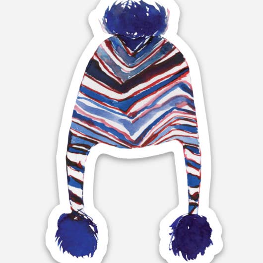 Aufkleber Bills, Zubaz Wintermütze, Laptop-Aufkleber für den Großhandel von LaCott Fine Art