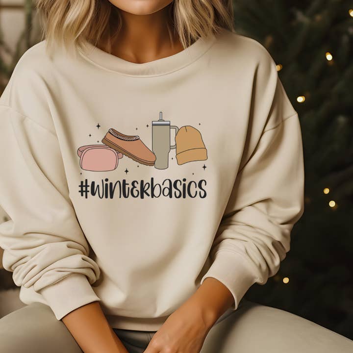 Winter Basics Sweatshirt for wholesale by Lori and Val