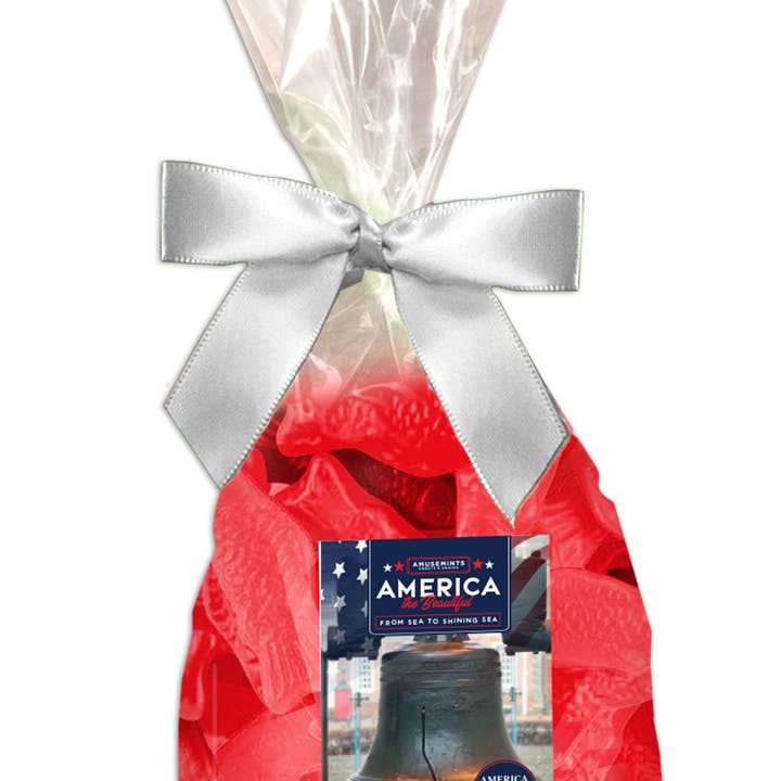 GIFT BAG WITH GUMMY RED FISH for wholesale by AmuseMints